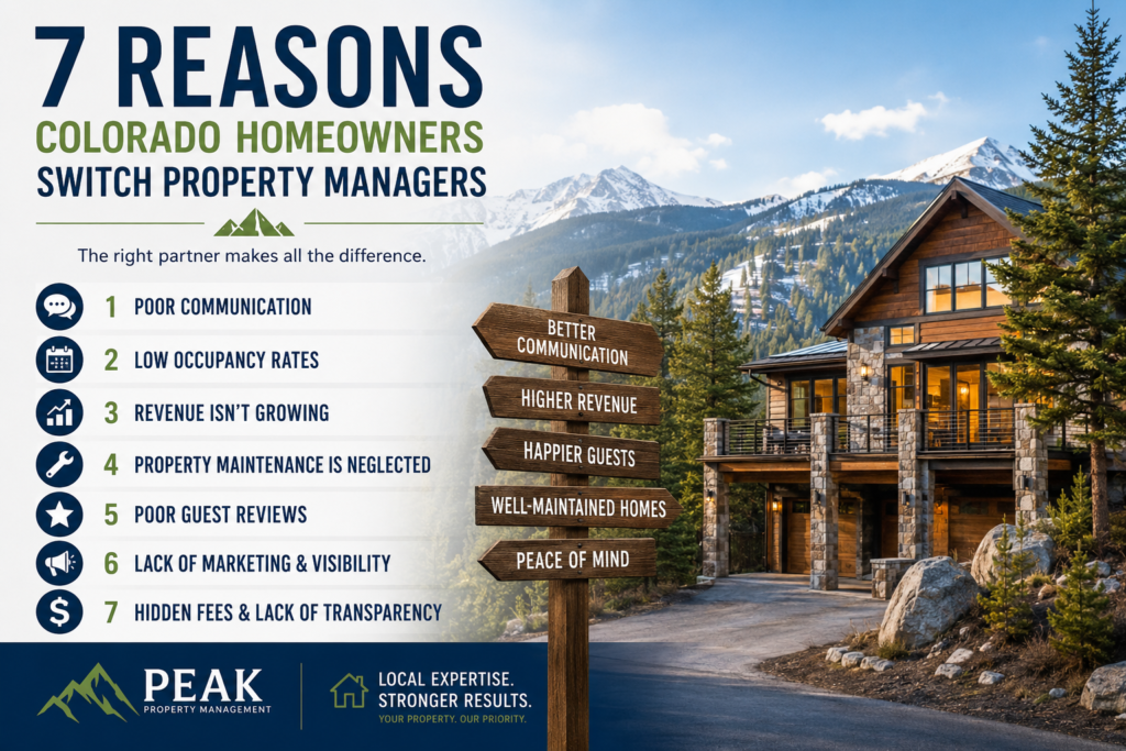 7 reasons why homeowners chane property managers
